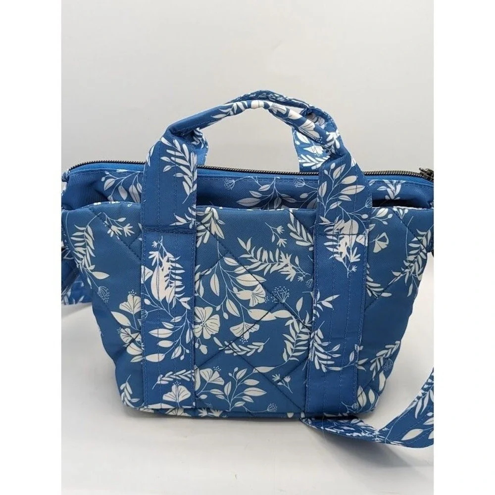Lug Dory Mini Crossbody Handbag RFID Purse Floral Quilted Adjustable Strap NEW
